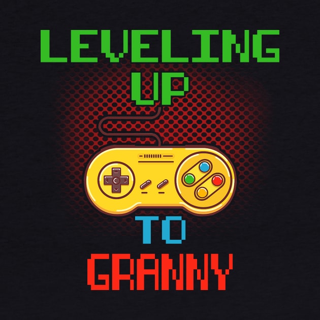 Promoted To Granny T-Shirt Unlocked Gamer Leveling Up by wcfrance4